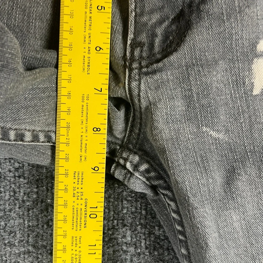 Levi's 511 Jeans Mens 28X28‎ Gray Denim Cotton Stretch Low Rise Slim Fit Travel